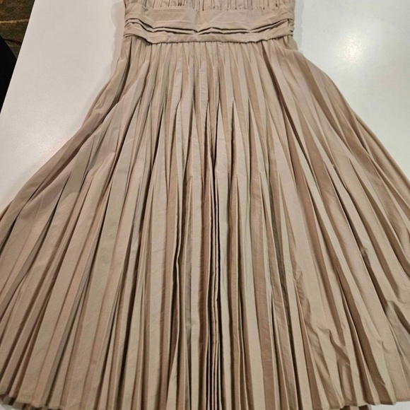 Women's Ann Klein Size 6 Fall Dress Worn Once! Paper Pleated Design - Picture 9 of 10